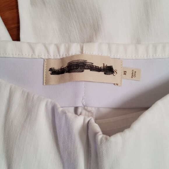 NWOT Soft Surroundings The Ultimate Pull On Ankle High Waist Leggings XS White - Picture 5 of 12